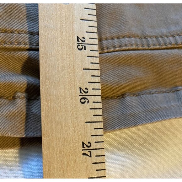 Time And Tru Women's Beige Utility Jacket M Drawstring Waist Full Zip Y2K Grunge - Picture 6 of 8
